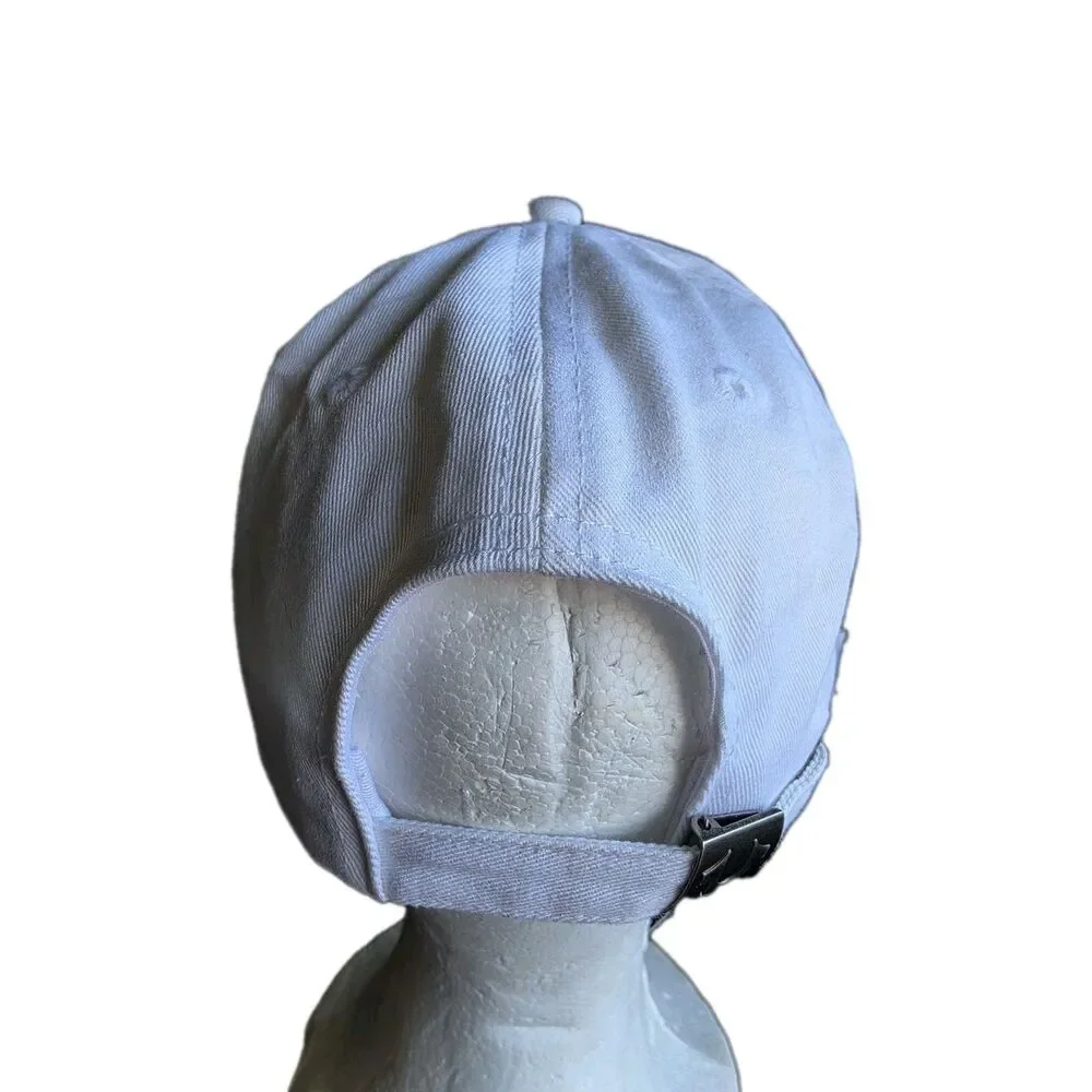 True Religion Optic White Rainbow Buddha Logo Hat Cap Strapback Adjustable
